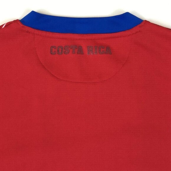 Costa Rica National Team Soccer Football Red Team Jersey New Balance Medium - Picture 9 of 10